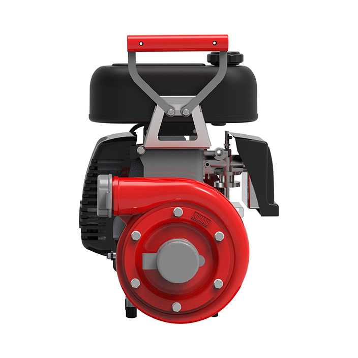 NOMAD P1 &ndash; front elevation of the pump housing