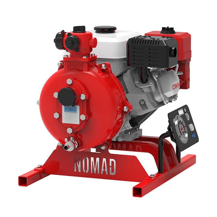 NOMAD P2 &ndash; three-quarter view from the starter side