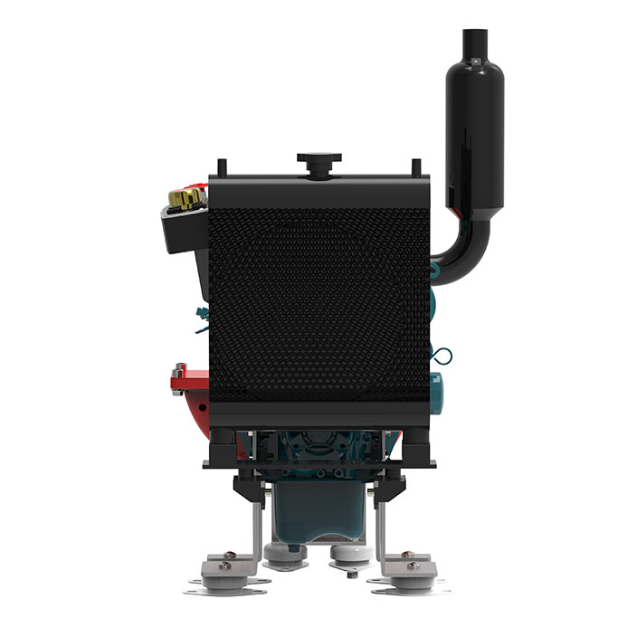 NOMAD P5d &ndash; elevation from the radiator end